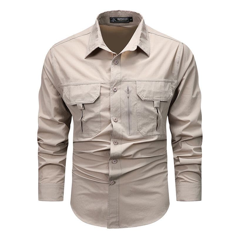 Double Pocket Spandex Shirt